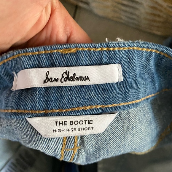 Sam Edelman Highrise short, The Karlie Bootie Distressed Denim Shorts. Size26 - Picture 6 of 8